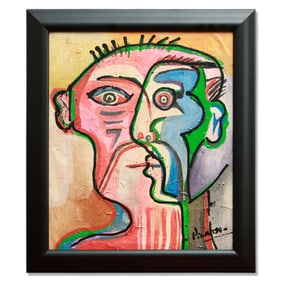 Pablo Picasso - A Profound Exploration of the Duality of Faces (after)