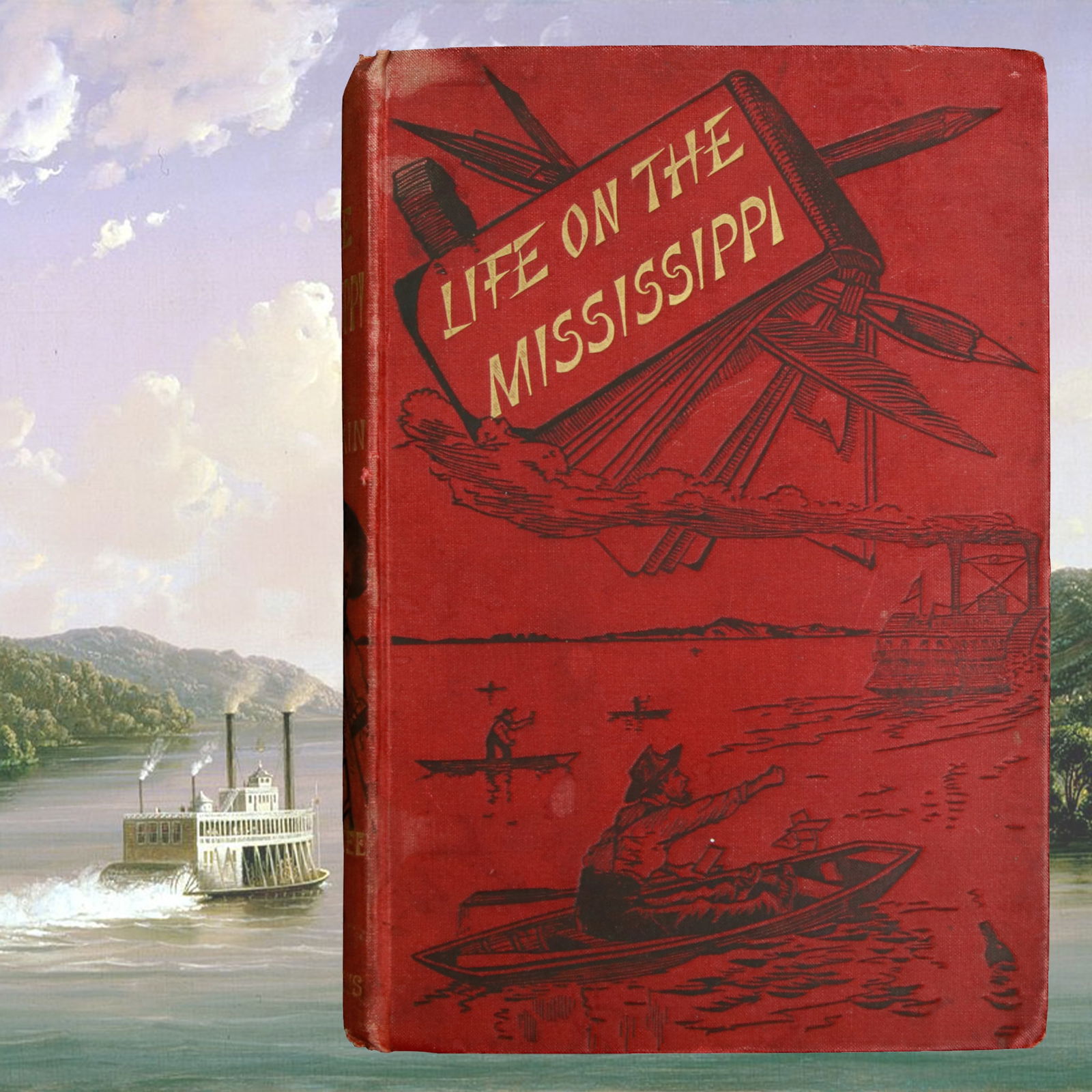 Mark Twain (Samuel L. Clemens) Signed "Life on the Mississippi" UK 1st Edition (1883) (1 of 7)