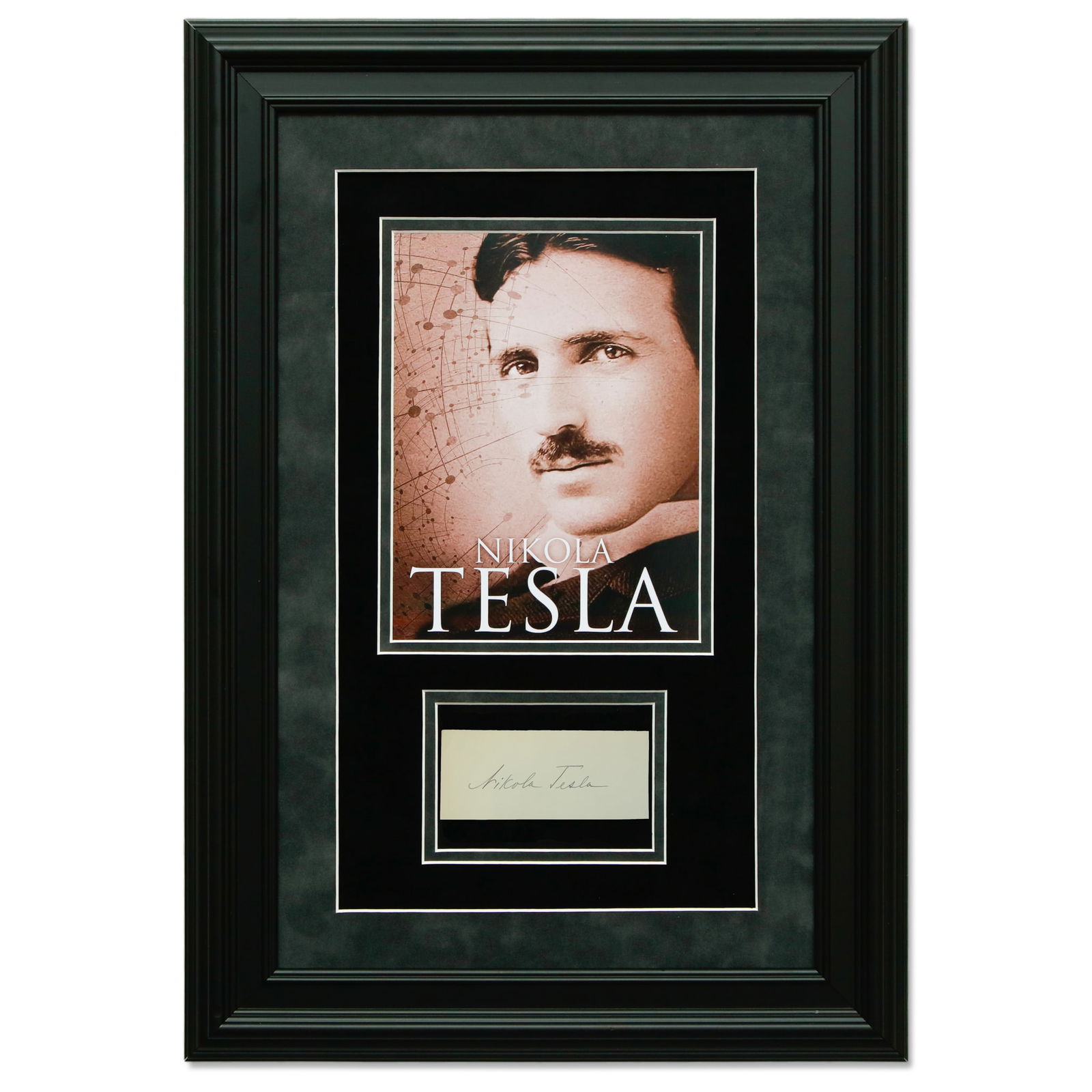 Nikola Tesla Signed Document Cut (1 of 4)