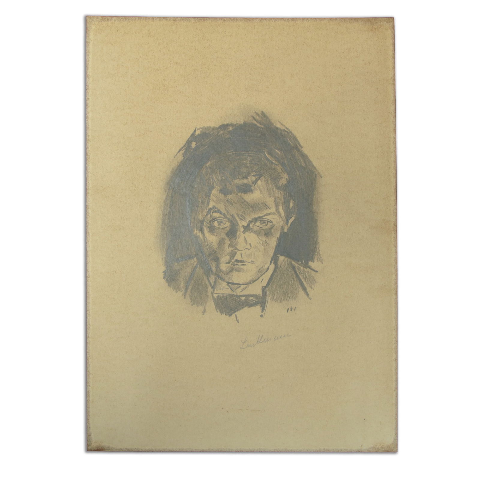 Max Beckmann Pencil and Graphite Drawing (1 of 13)