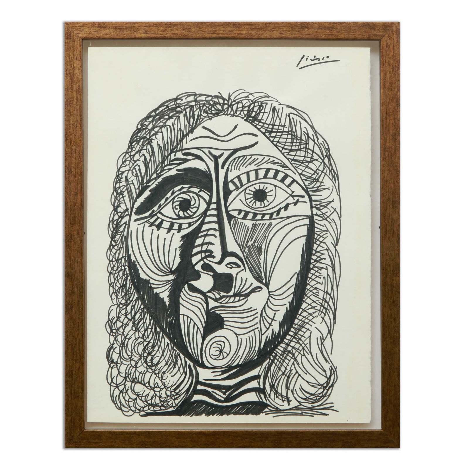 Pablo Picasso, "Portrait in Black and White," (Circa 1936) (after) (1 of 11)
