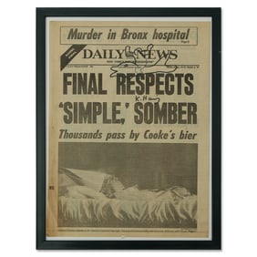 Keith Haring Newspaper Art on "The Daily News"