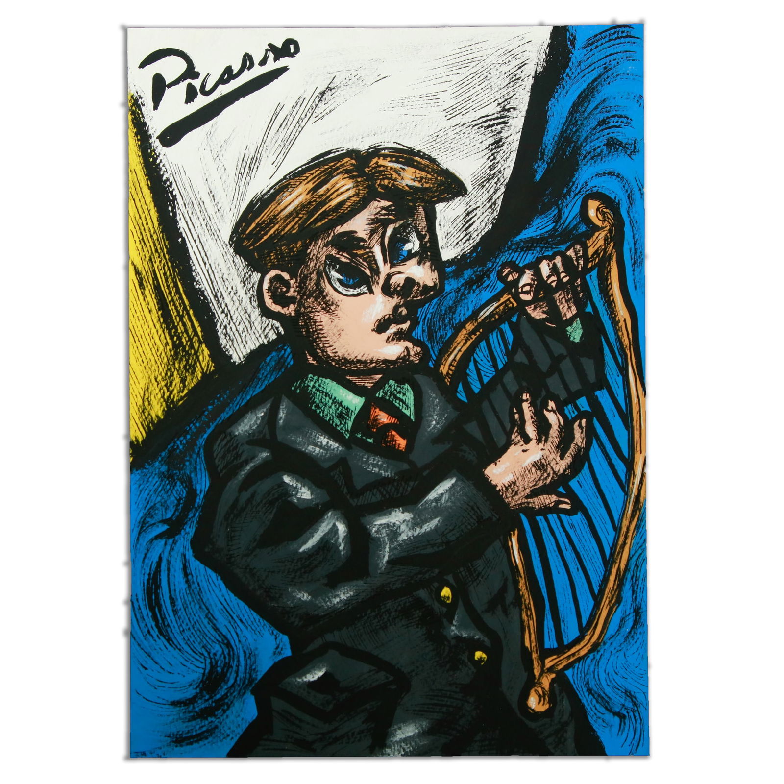 Pablo Picasso Watercolor on Paper (1938) (after) (1 of 15)