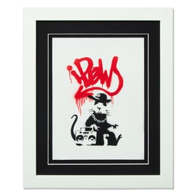 Gangsta Rat Inspired by Banksy
