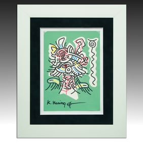 Keith Haring "Abstract Radiance" (after)