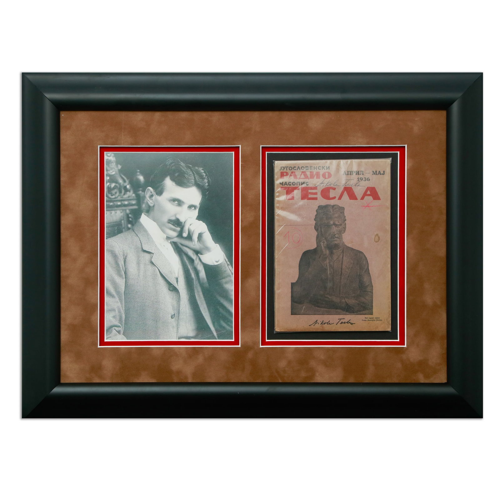 Nikola Tesla Signed Yugoslav Radio Magazine (April–May 1936) (1 of 8)