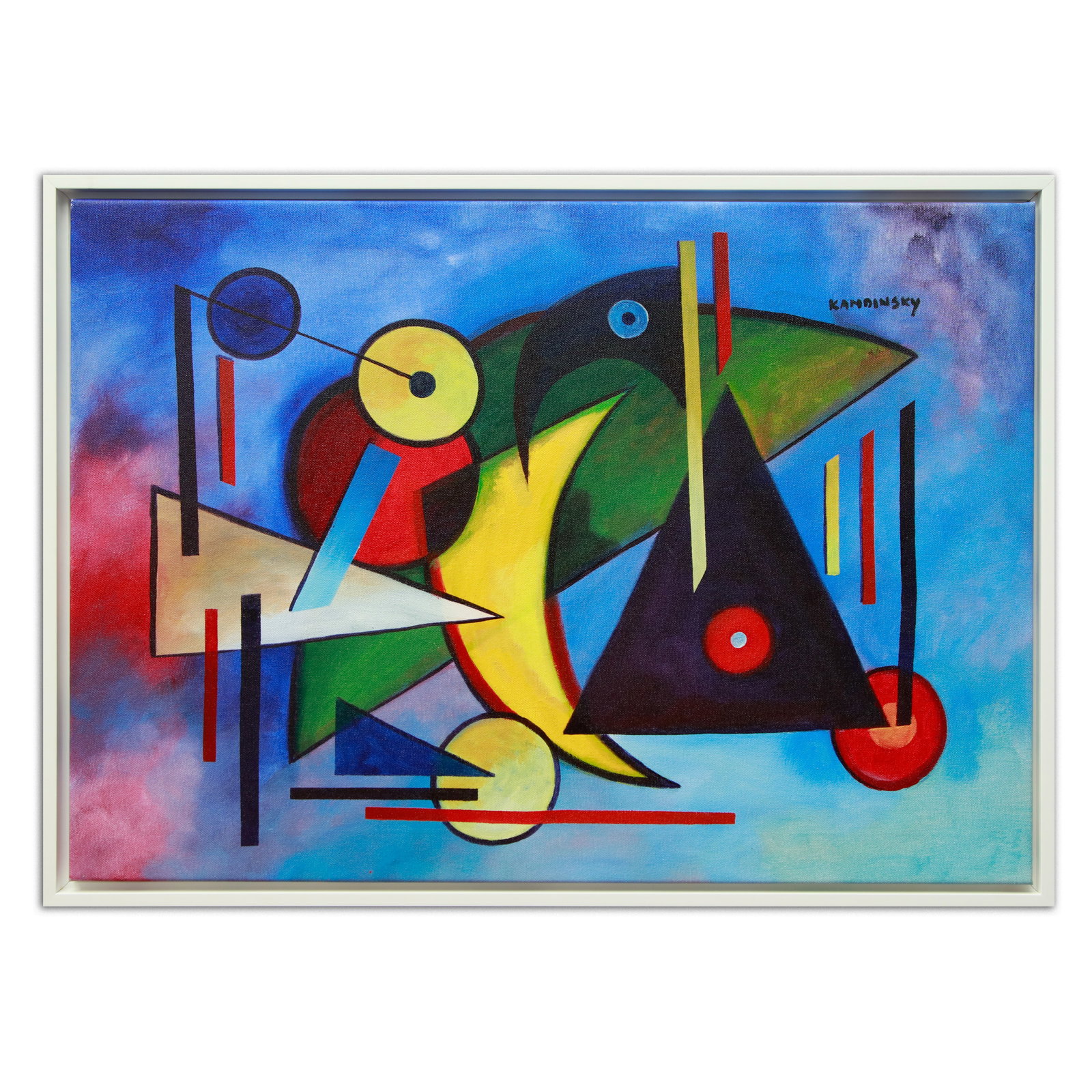 Wassily Kandinsky Style Abstract Composition (1 of 7)
