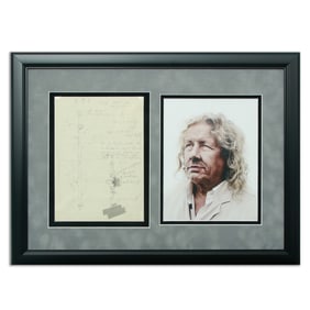 Henri Van Herwegen aka Panamarenko Hand Drawn Sketch