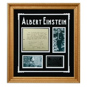 Albert Einstein Written & Signed Letter with Significant Scientific Content