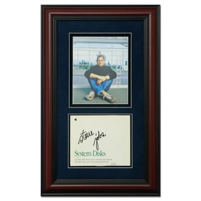 Steve Jobs Signed "System Disks" Apple Computer Box (1991)