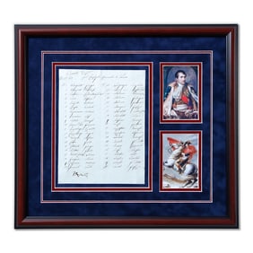 Exceedingly Rare Napoleon Bonaparte Signed Document