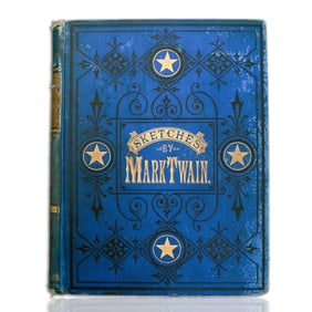 Mark Twain Signed First Edition of "Sketches by Mark Twain"