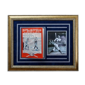 Exquisite Babe Ruth Signed Musical Songbook