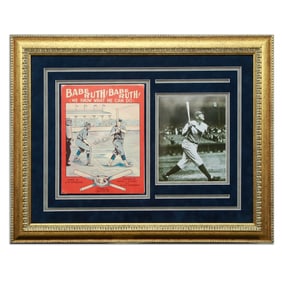 Exquisite Babe Ruth Signed Musical Songbook