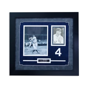 Lou Gehrig Signed Black and White Photograph