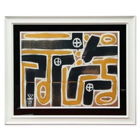 Vincent Van Volkmer Framed Cardboard Art