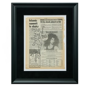 Keith Haring Newspaper Art, "Untitled" (January 26, 1987)