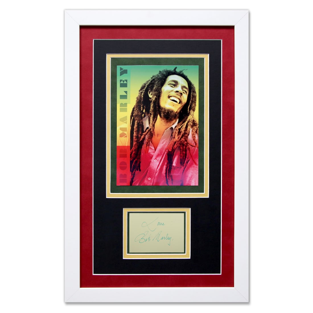 Bob Marley Signed Photograph, Forensically Authenticated (1 of 4)