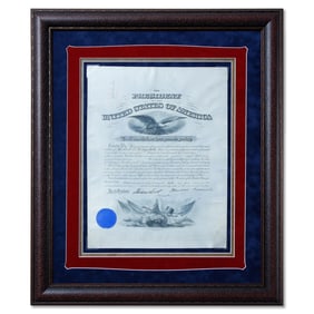 Historic Theodore Roosevelt and Elihu Root Signed Appointment Letter