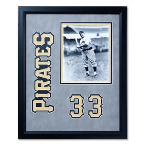 Rare J. Honus Wagner Signed Photograph