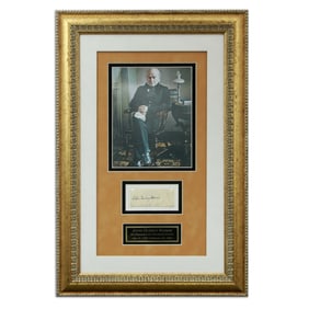 John Quincy Adams Signed Document Cut, Forensically Authenticated