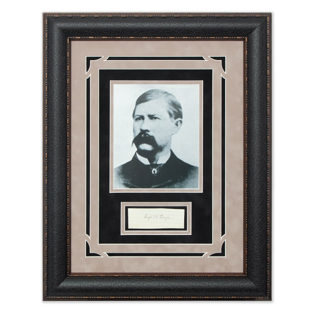 Virgil W. Earp Signed Document Cut, Forensically Authenticated (1 of 7)