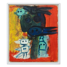Karel Appel Painting on Canvas