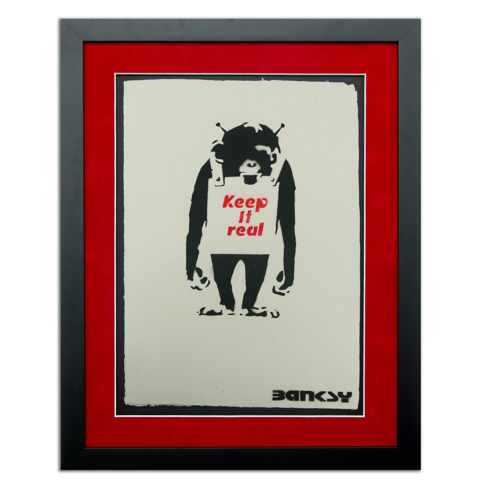 Banksy, "Keep It Real" (1 of 9)