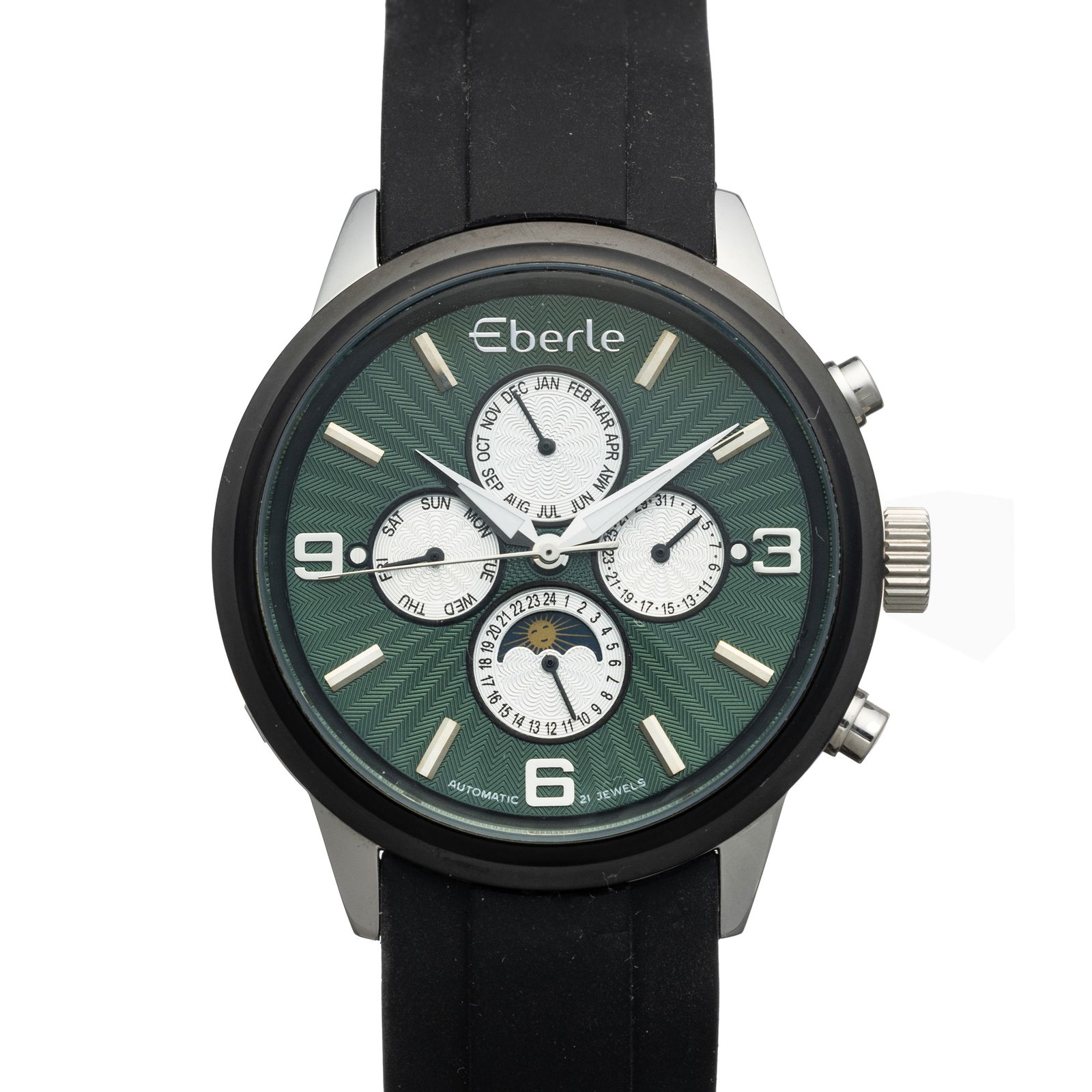 Eberle Men’s 21-Jewel Automatic Multi-Complication Watch (1 of 2)