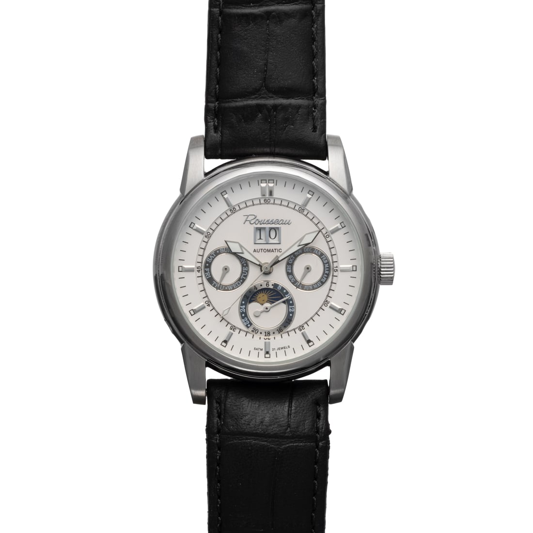 Rousseau Men’s 21-Jewel Automatic Multi-Complication Watch (1 of 2)