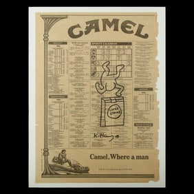 Keith Haring Artwork from the New York Daily News, March 14, 1983