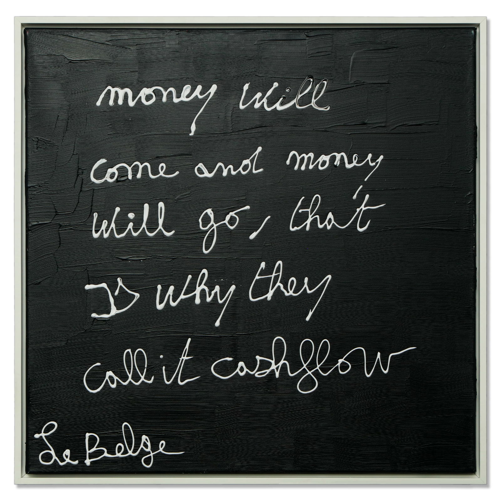 Cash Flow - An Intriguing Painting by Le Belge, Framed (1 of 6)