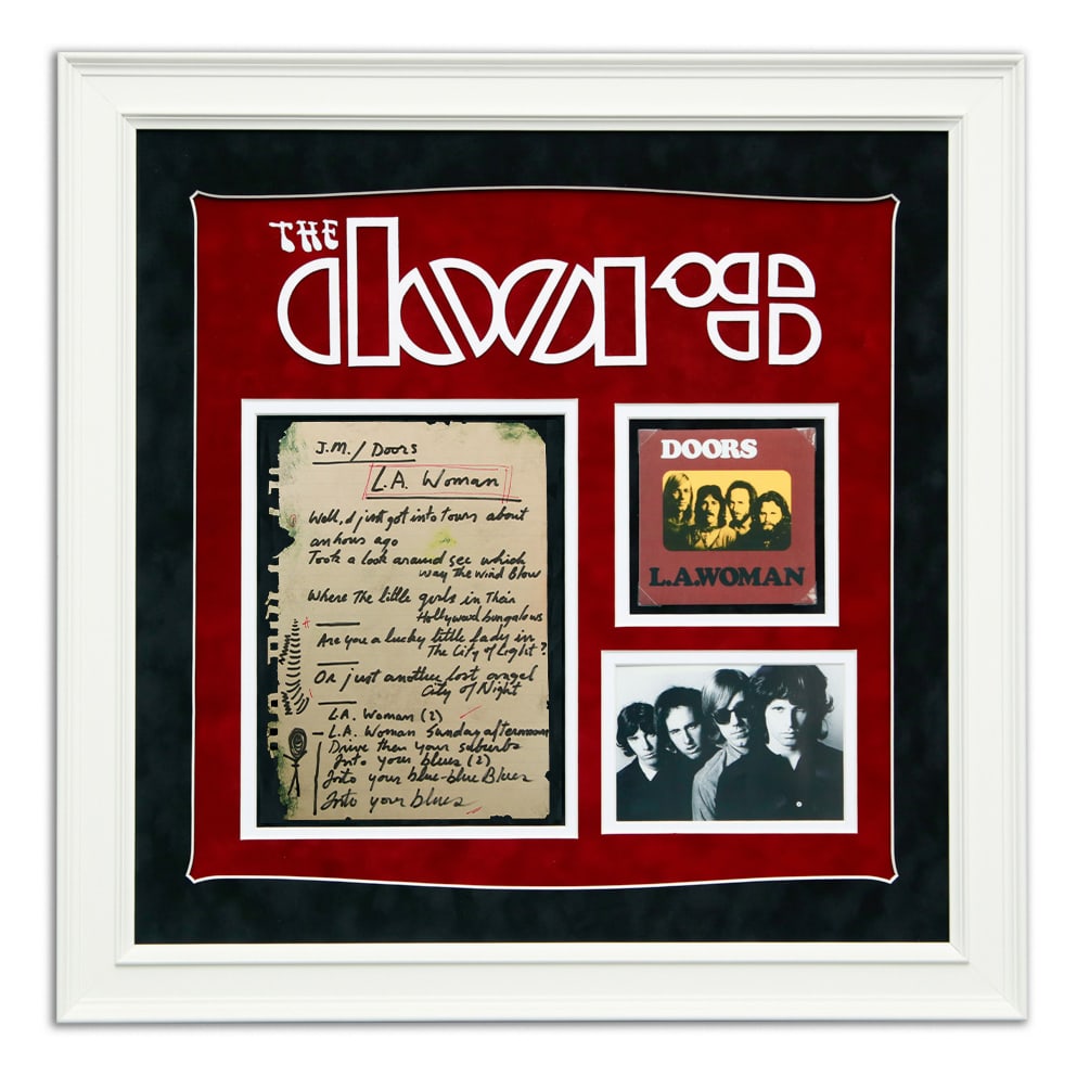 Jim Morrison & The Doors Set List, Forensically Authenticated (1 of 6)