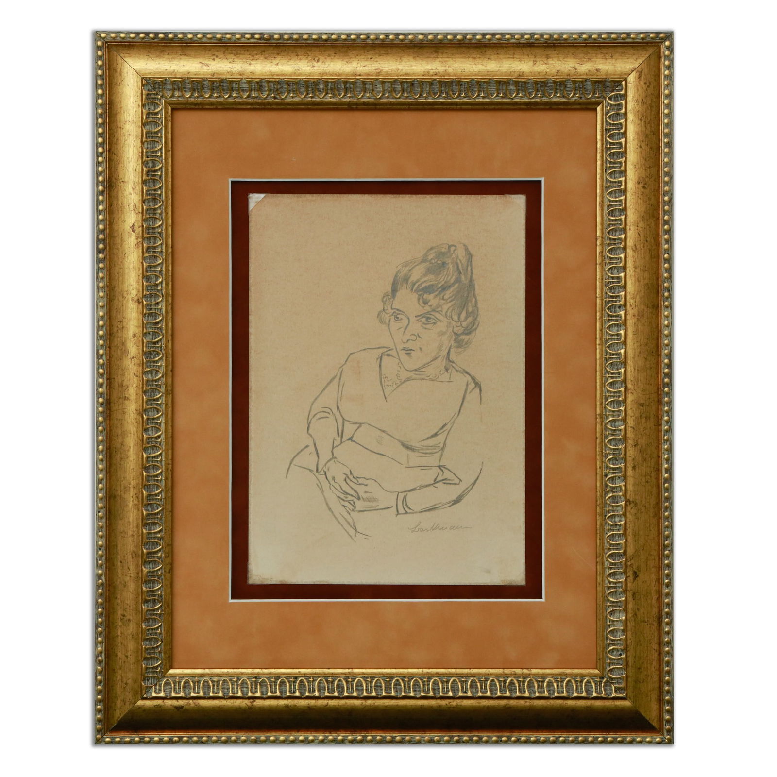 Max Beckmann (German, 1884-1950) "Portrait of Resolve" (1 of 16)