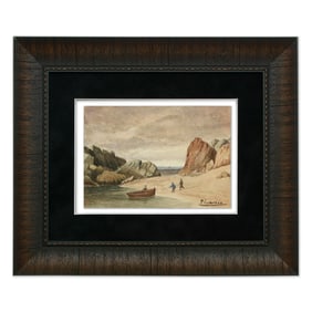 Pablo Picasso Mixed Media, "Three Men and the Sea"