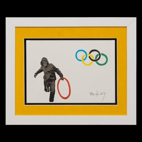 Banksy, "Olympic Circle Theft"