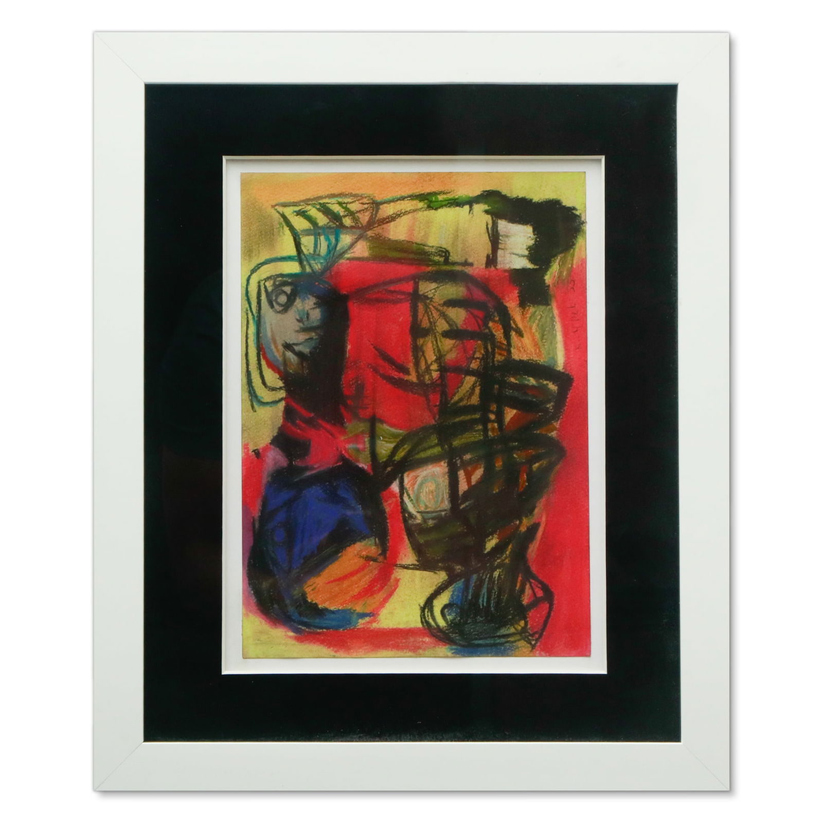Karel Appel Gouache from the Prestigious D'Haese Collection (after) (1 of 11)