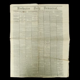 Historic April 17, 1865 Edition Announcing Abraham Lincoln’s Assassination