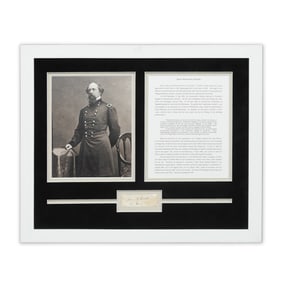 Brigadier General James Brewerton Ricketts Signed Document