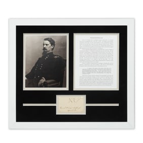 Major General Winfield Scott Hancock Original Signed Document