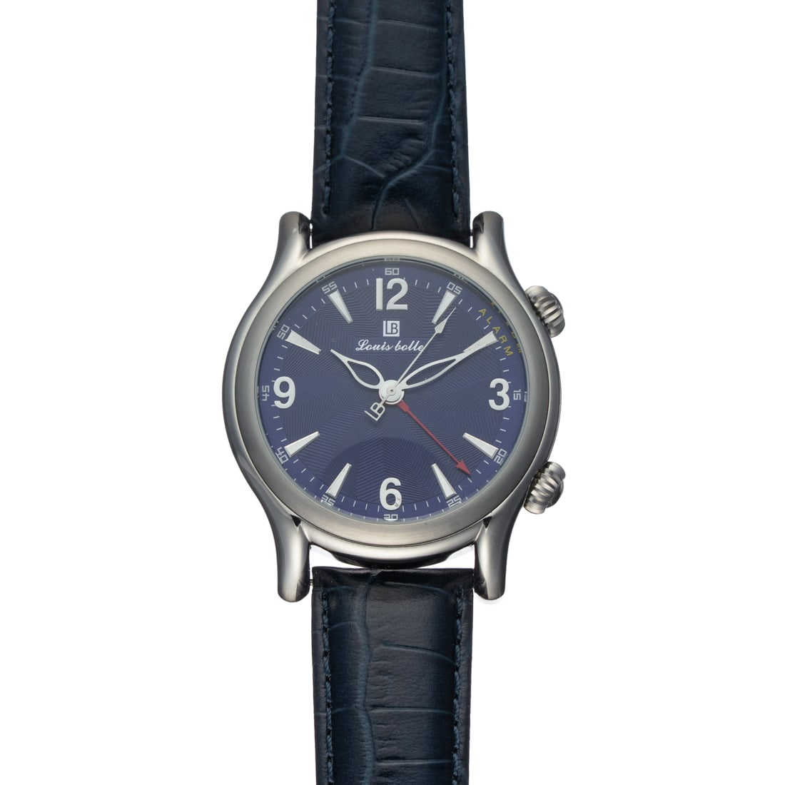 Louis Bolle Automatic Alarm Watch – Blue Dial Elegance