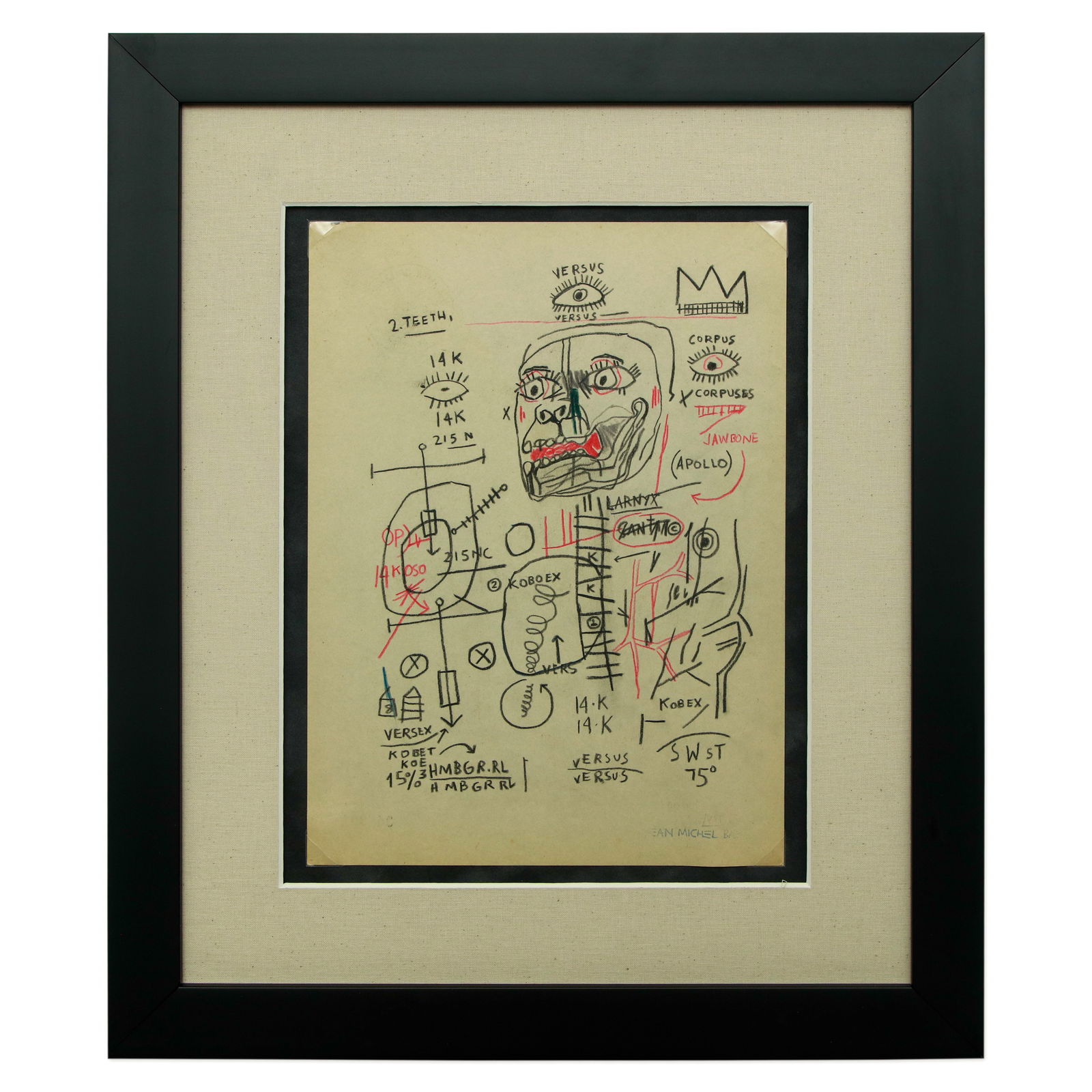 限定入手困難Jean-Michel Basquiat Eyes and Eggs Jean Michel Basquiat (after) Eyes And Eggs