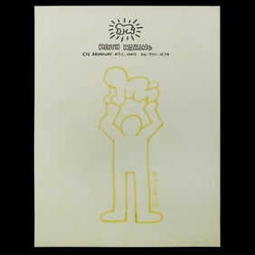 Keith Haring Drawing