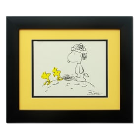 Charles Schulz, Snoopy and Woodstock Artwork
