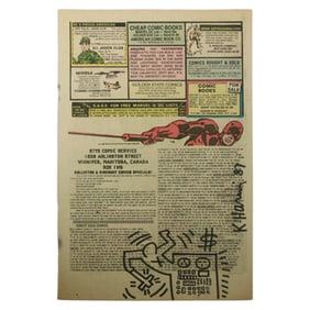 Keith Haring – Man Coming Out of Computer