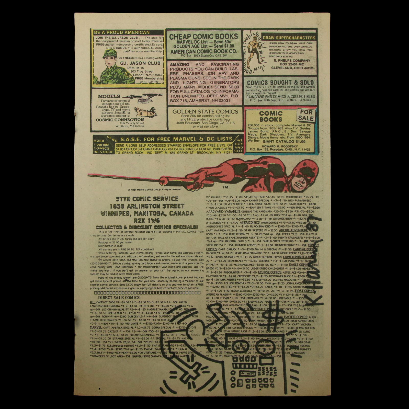 Keith Haring – Man Coming Out of Computer (1 of 9)