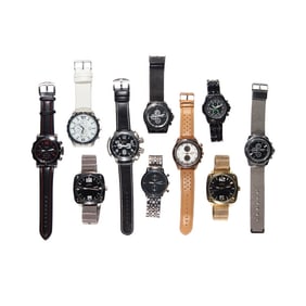 Set of 10 Men’s Watches: AN London, Geneva & NY London Collection