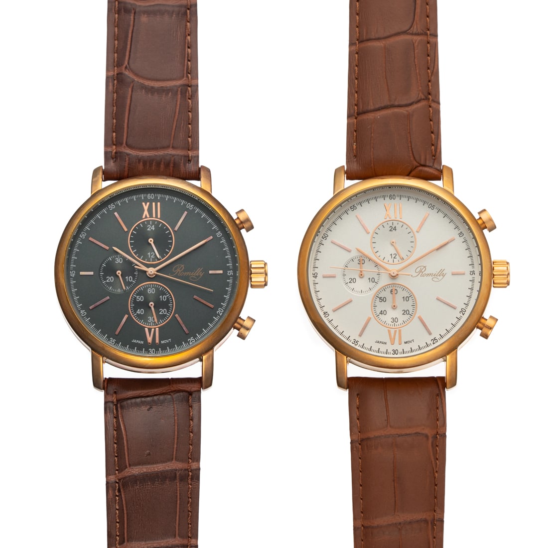 Set of 2 Men’s Watches – Romilly Multi-Function & Chronograph (1 of 1)