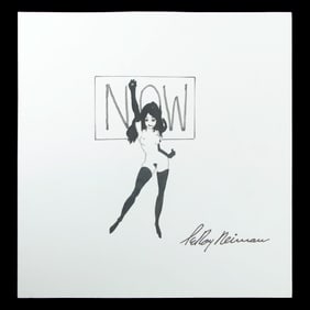 Leroy Neiman - "Woman with Long Black Hair"