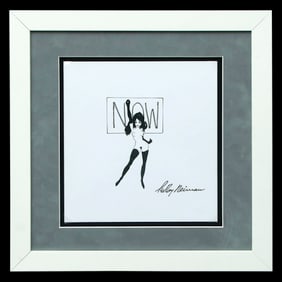 Leroy Neiman - "Woman with Long Black Hair"